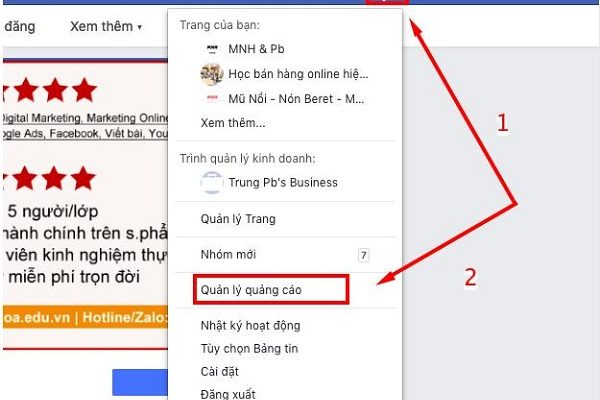 Thành thạo trình quản lý quảng cáo facebook chỉ sau vài phút