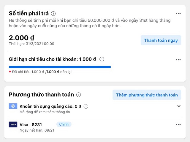 Các Ngưỡng Thanh Toán Facebook 2024 + Cách Kích Ngưỡng