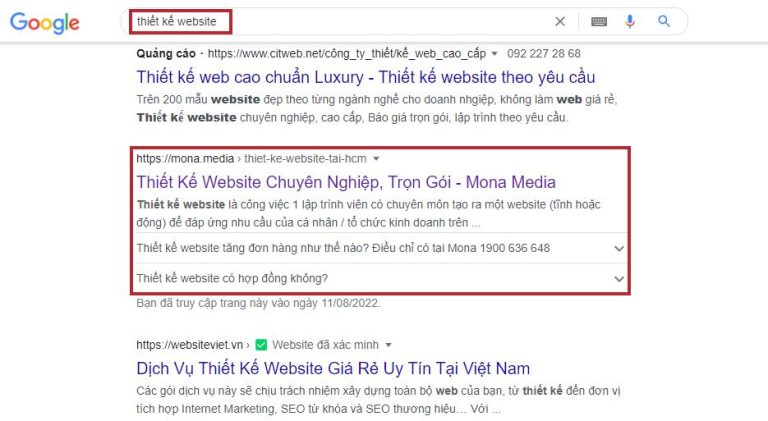 Dịch vụ SEO từ khóa theo yêu cầu - uy tín | Công ty Monamedia