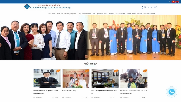 Thiết kế web giá rẻ LUATHALAN.VN